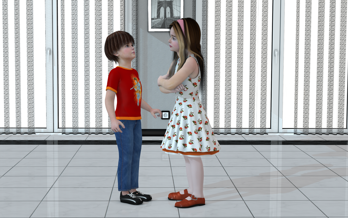 Taller younger sister by Allogagan on DeviantArt