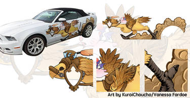 Commission: Custom Final Fantasy Car Decal