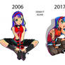 Original Art: Punk Pose Revisit Comparison