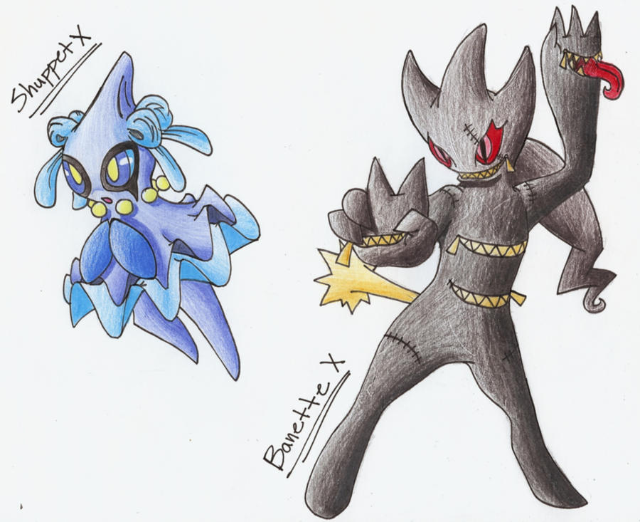 Shuppet Evolution Series X by CelestialTentails on DeviantArt