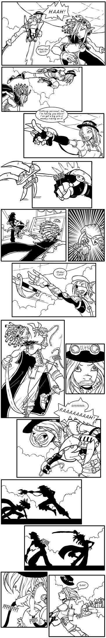 Rogue Skies: Round 1 pg 5-8 by Ekuneshiel