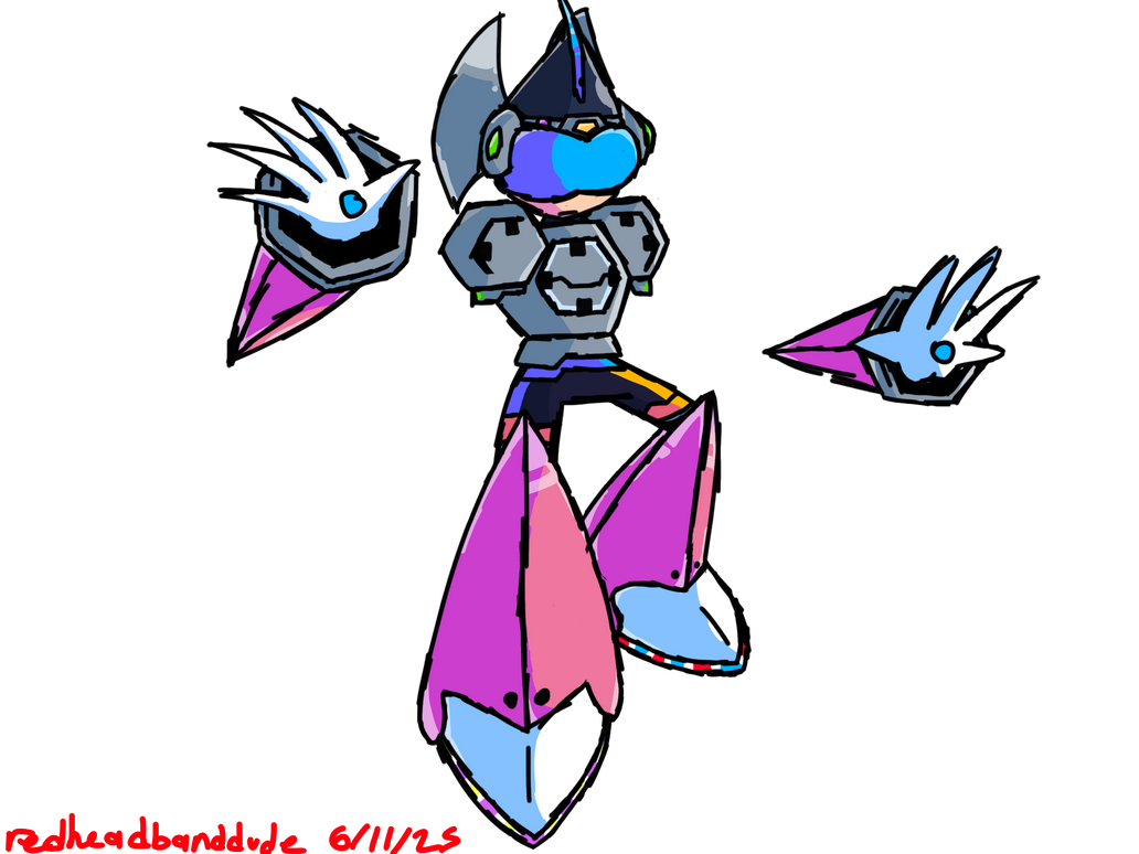 008 - Techno Man (V2) by redheadbanddude on DeviantArt