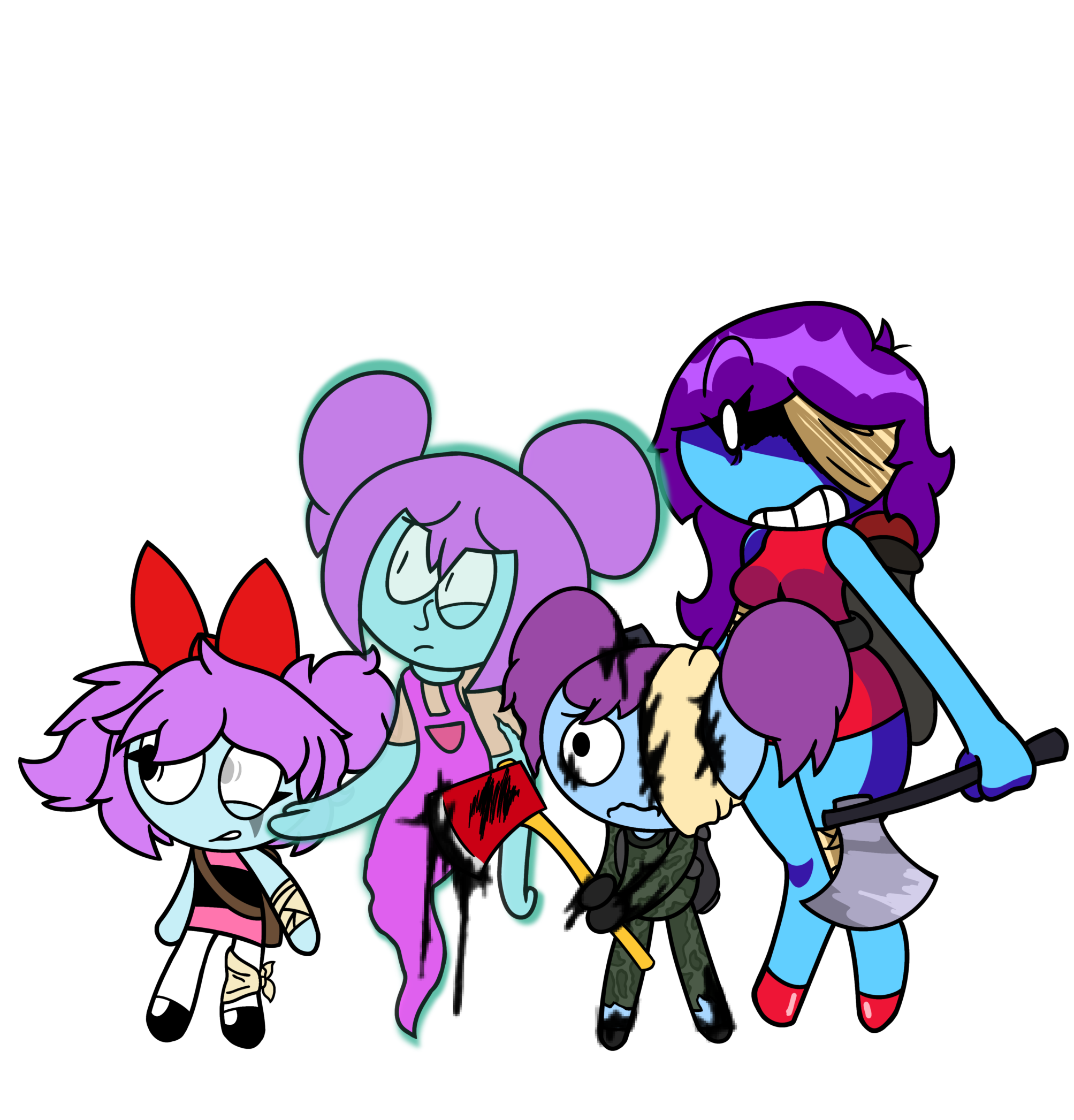 The many versions of Pibby by Poeman005 on DeviantArt