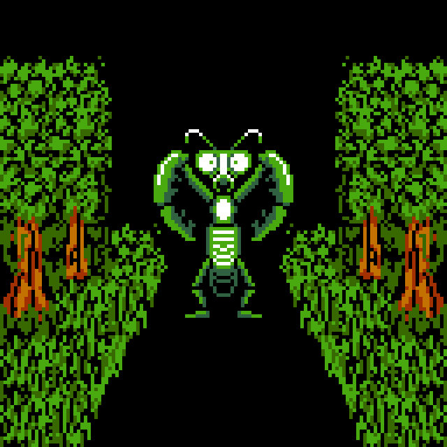 NES - Mantis Man Blocks Your Path! by jonreytrevino on DeviantArt