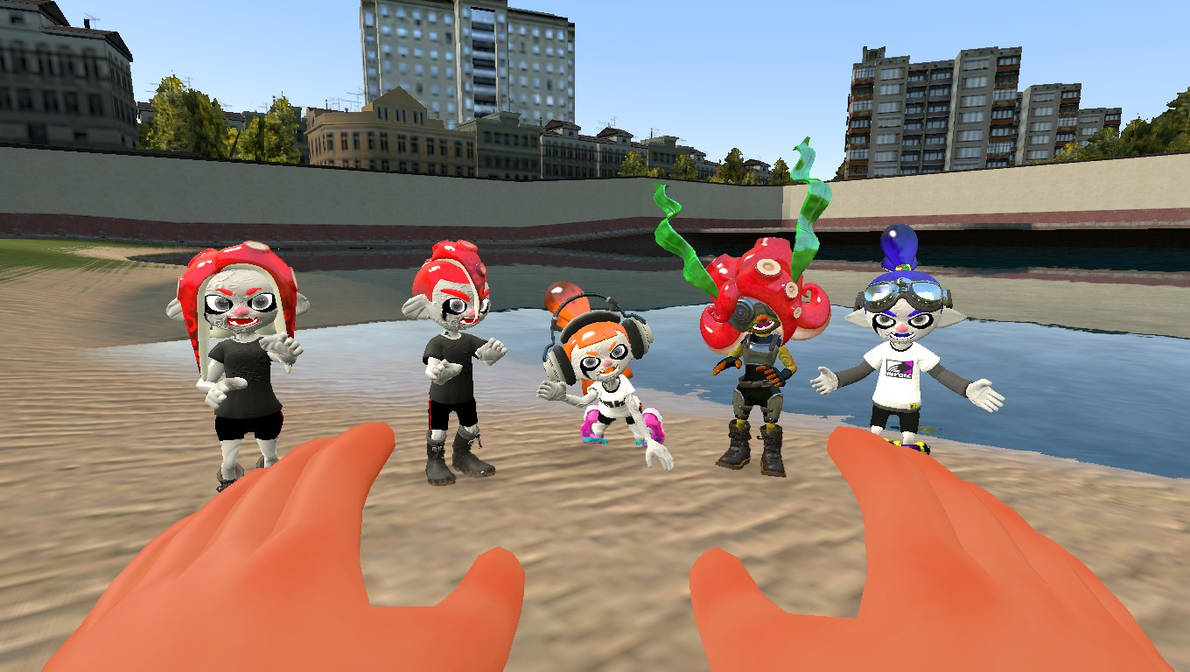 (splatoon/gmod) Jax vs salmonlings by splatoonerofort25000 on DeviantArt