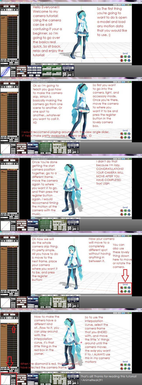 MMD Camera Tutorial by Animefreak291 on DeviantArt