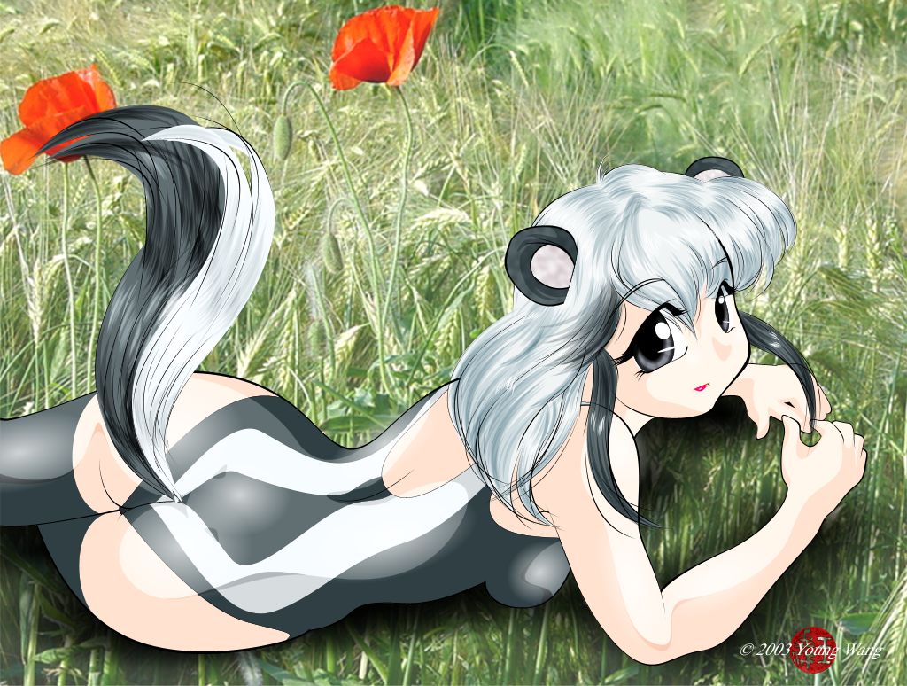 Skunk swimsuit