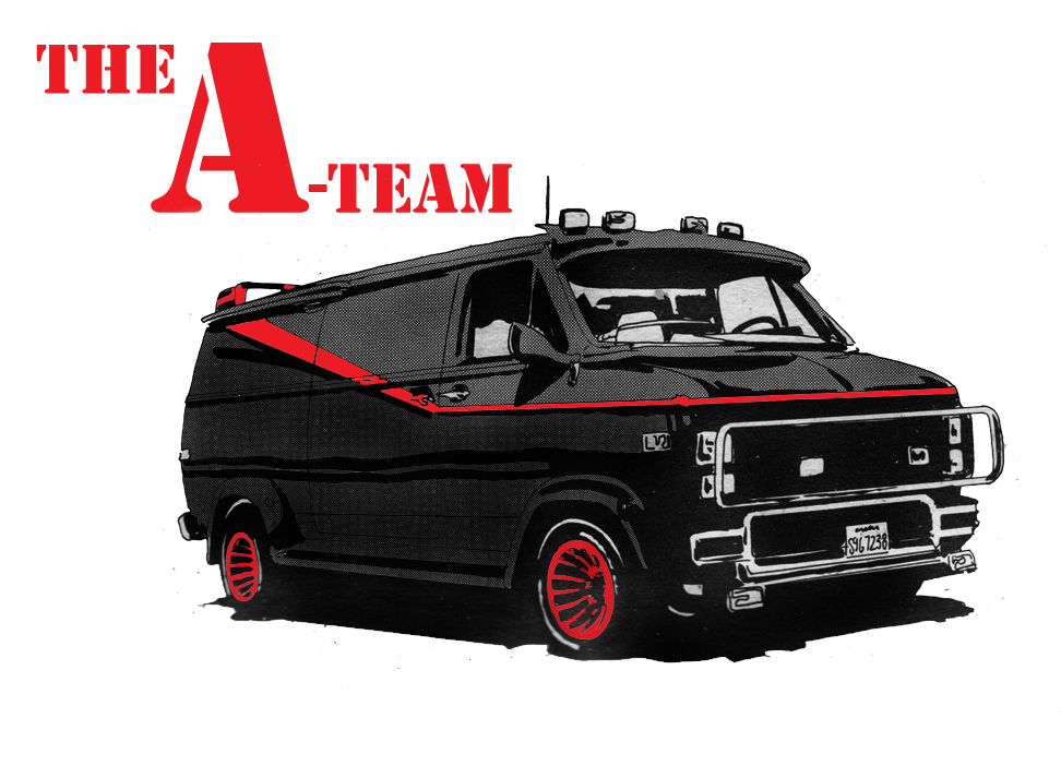 A-Team Van t-shirt transfer