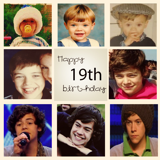 Happy 19th birthday Harry Styles