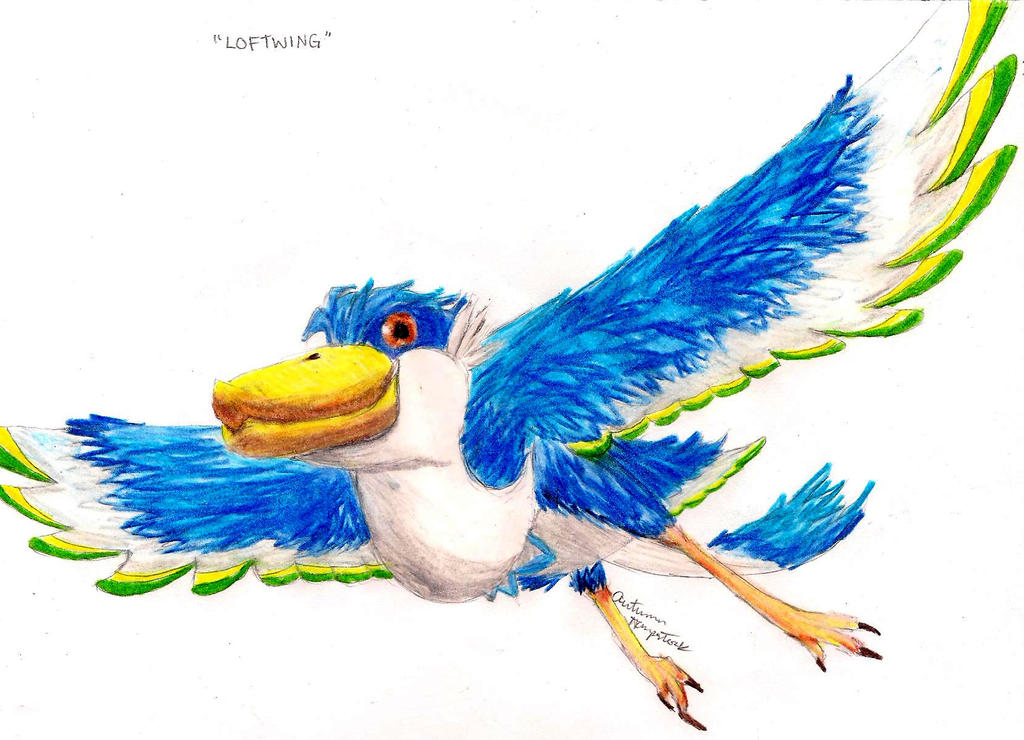 Blue Loftwing by the-elemental-writer on DeviantArt
