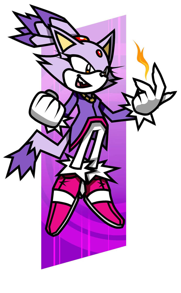 Sonic Rift Blaze Blaze (Sonic Rush) by ink-inkly on DeviantArt