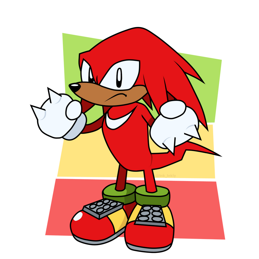 Classic Knuckles - (3/4) by ink-inkly on DeviantArt