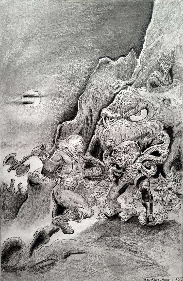 He-Man beats down the Snakemen Earl Norem (5) by YOURKILLERCUSTOMS on ...