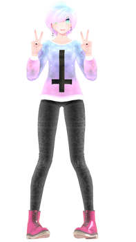 [MMD] Pastel Goth - FINISHED (opinions needed)