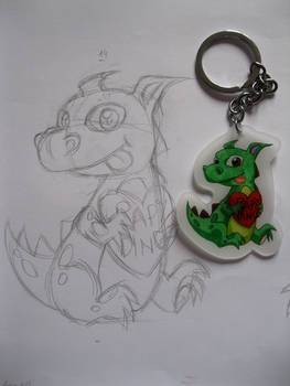 Keyring dino commission