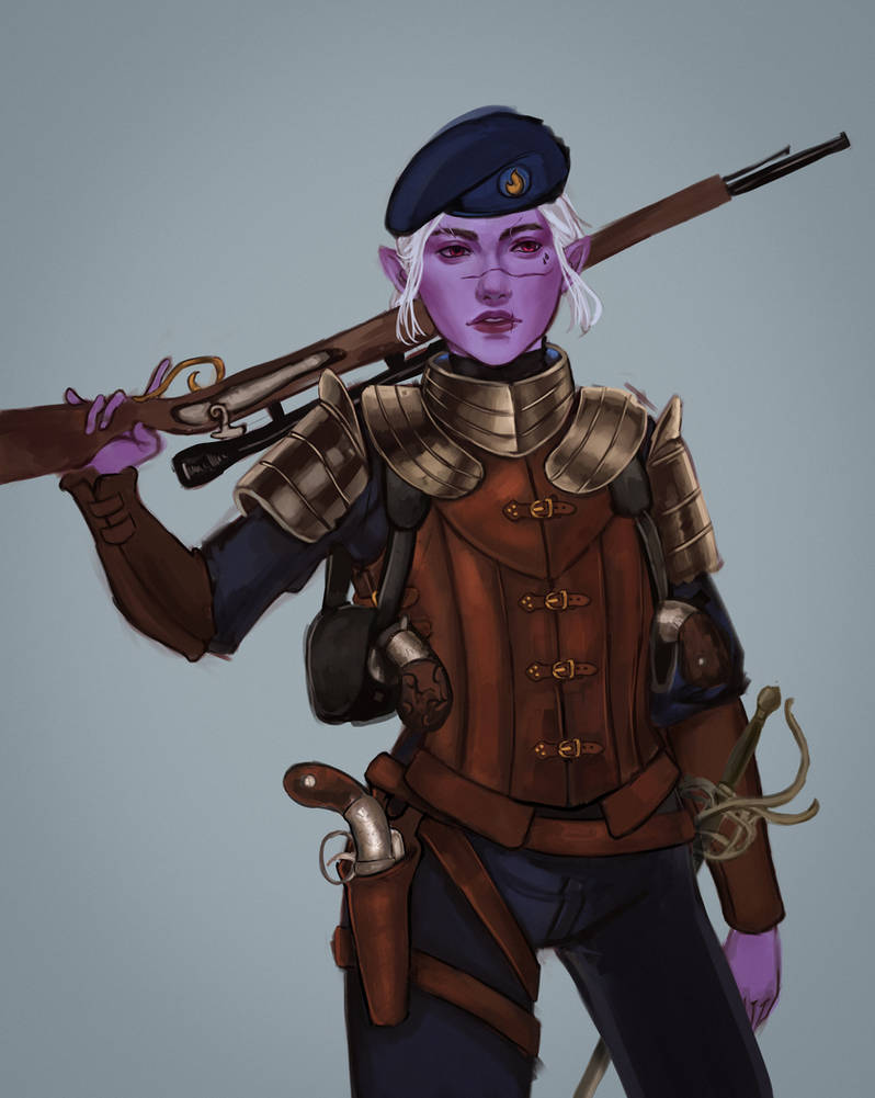 Drow Gunslinger by iChadzu on DeviantArt