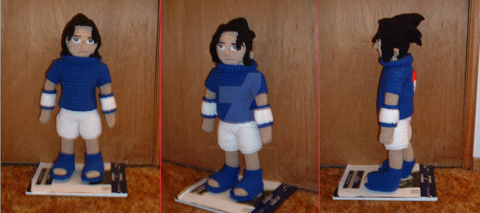 Crocheted Sasuke