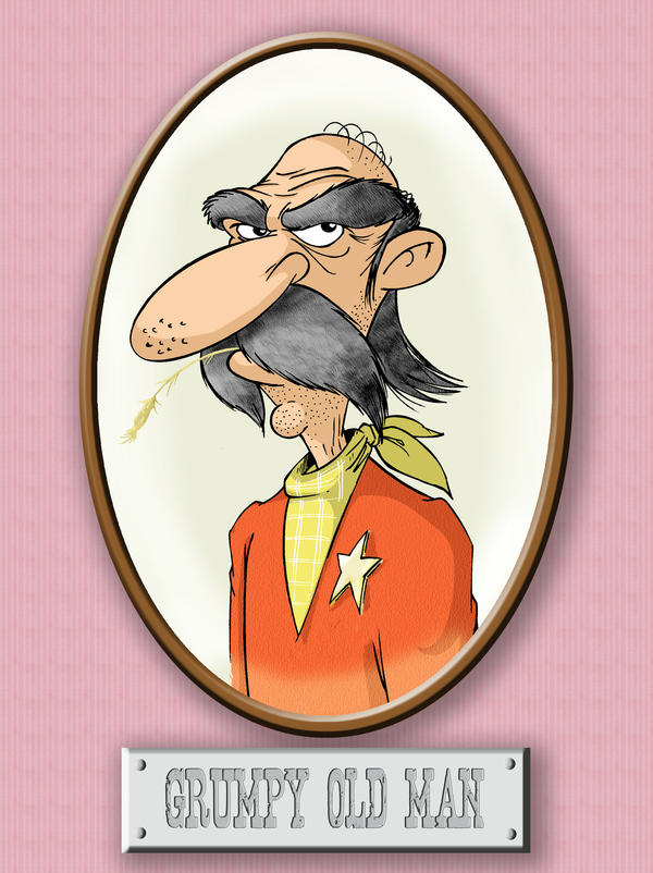 Grumpy old man by cartoonmaster33 on DeviantArt