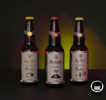 Beer Bottle Branding.