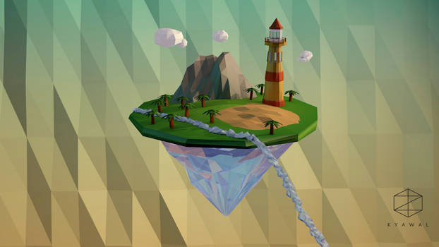 Low Poly Island (Cinema 4D)