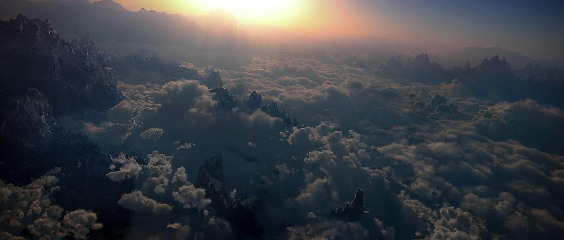 Shore Of Clouds by tigaer