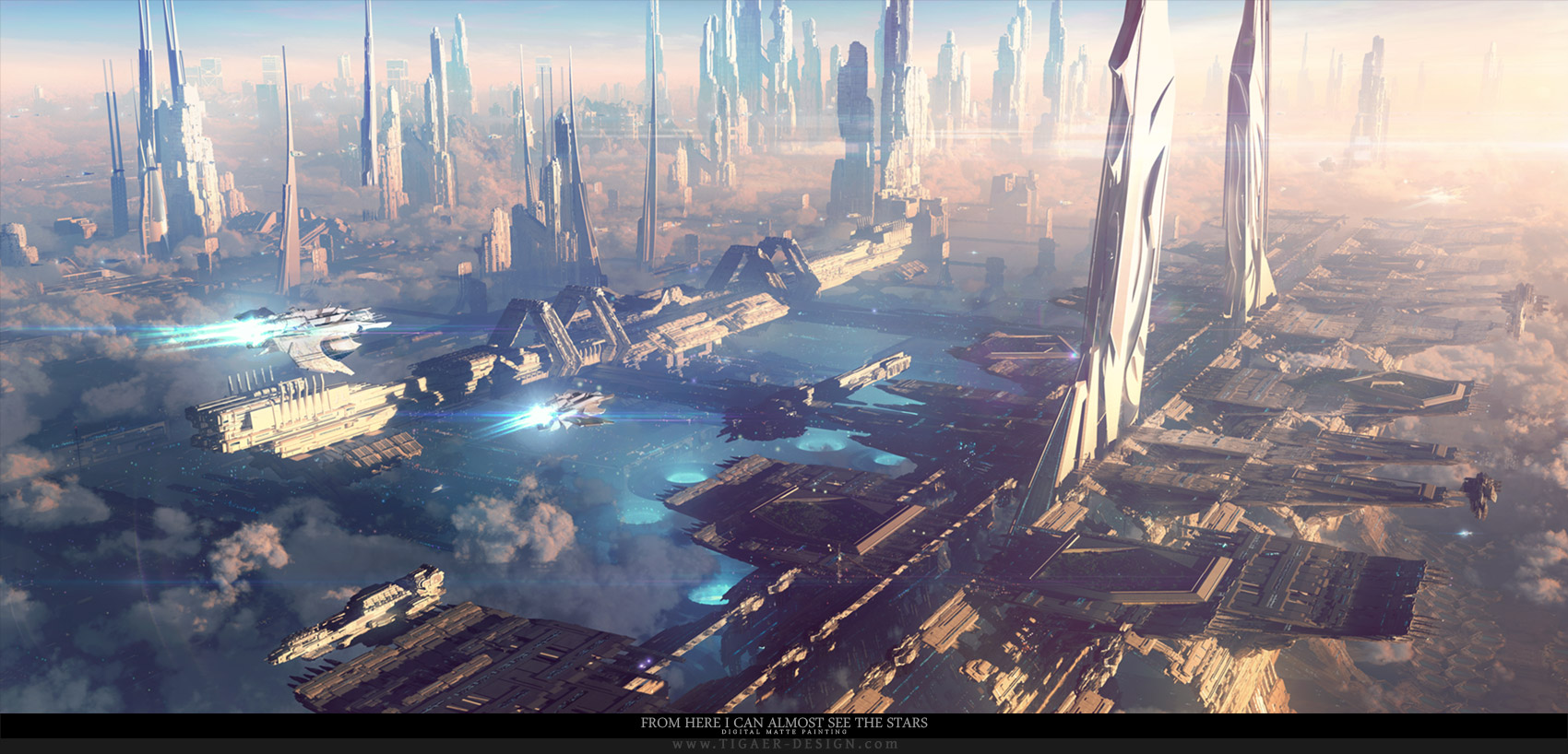 From Here I Can Almost See The Stars by tigaer