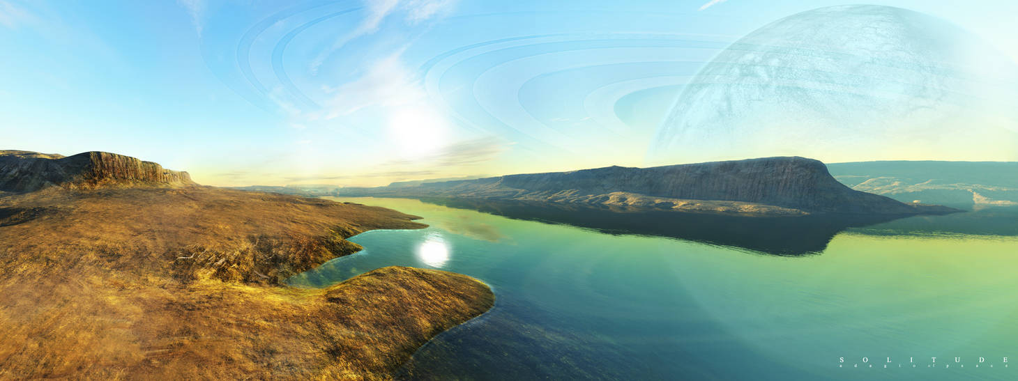 Terragen - Solitude by tigaer