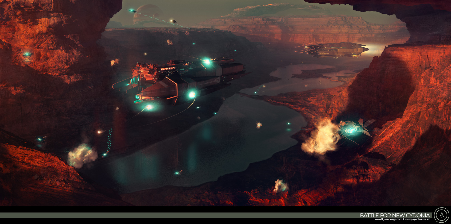 com-cept 31 - Battle For New Cydonia by tigaer