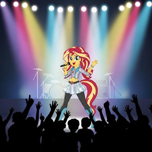 Sunset Shimmer and Her Dazzling Performance by AlexanderBronySketch on ...
