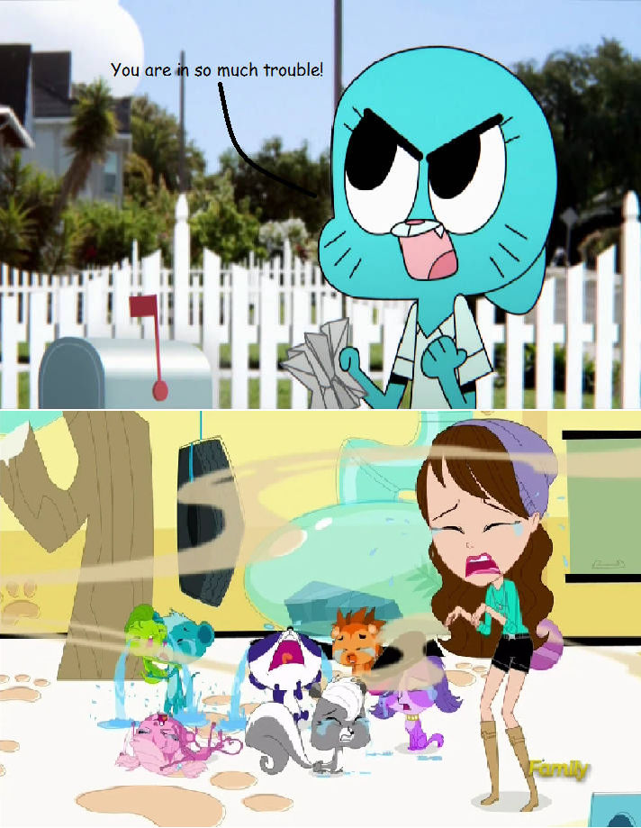 Nicole Watterson Angry At Blythe And Pets Crying By Melikecengiz On nicole-watterson-angry-at-blythe-and-pets-crying-by-melikecengiz-on