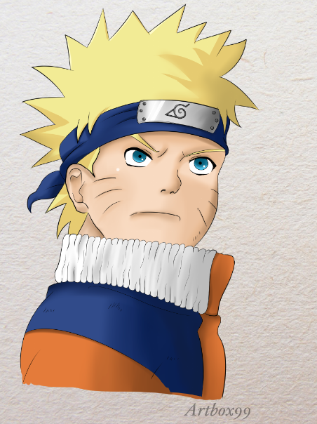 Naruto Uzumaki - Coloured Pencil (Video) by artbox99 on DeviantArt