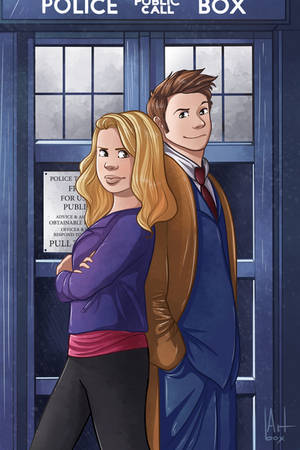 Rose and The Doctor by artbox99