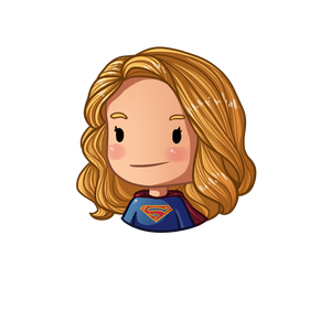 Supergirl Chibi Bust 2 by artbox99