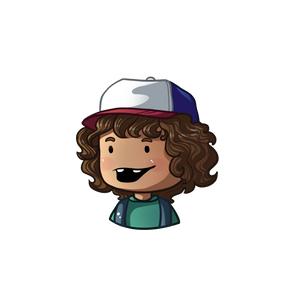 Dustin Chibi Bust by artbox99