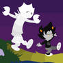 Karkat and Hobbes Colored