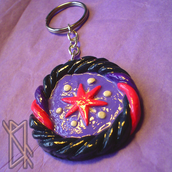 MLP Cutie Mark Keychain - Twilight Sparkle