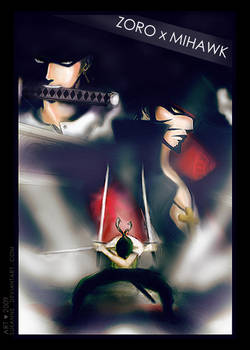 Zoro X Mihawk