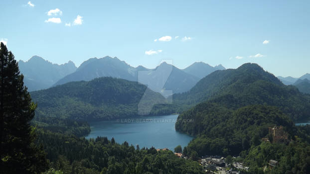 Forggensee and mountains 2