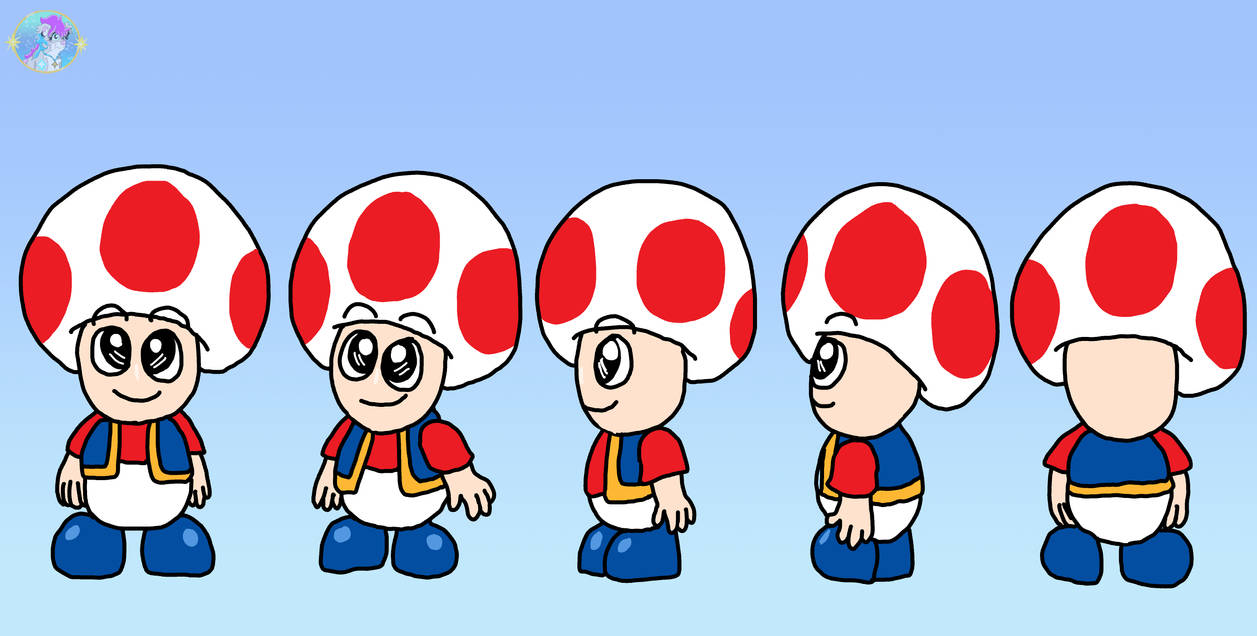 Toad Variations Mario Super Mario Superstars: Toad Turnaround New by Aza-Clawshore on DeviantArt