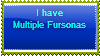 Multiple Fursonas stamp by PoziNeblix