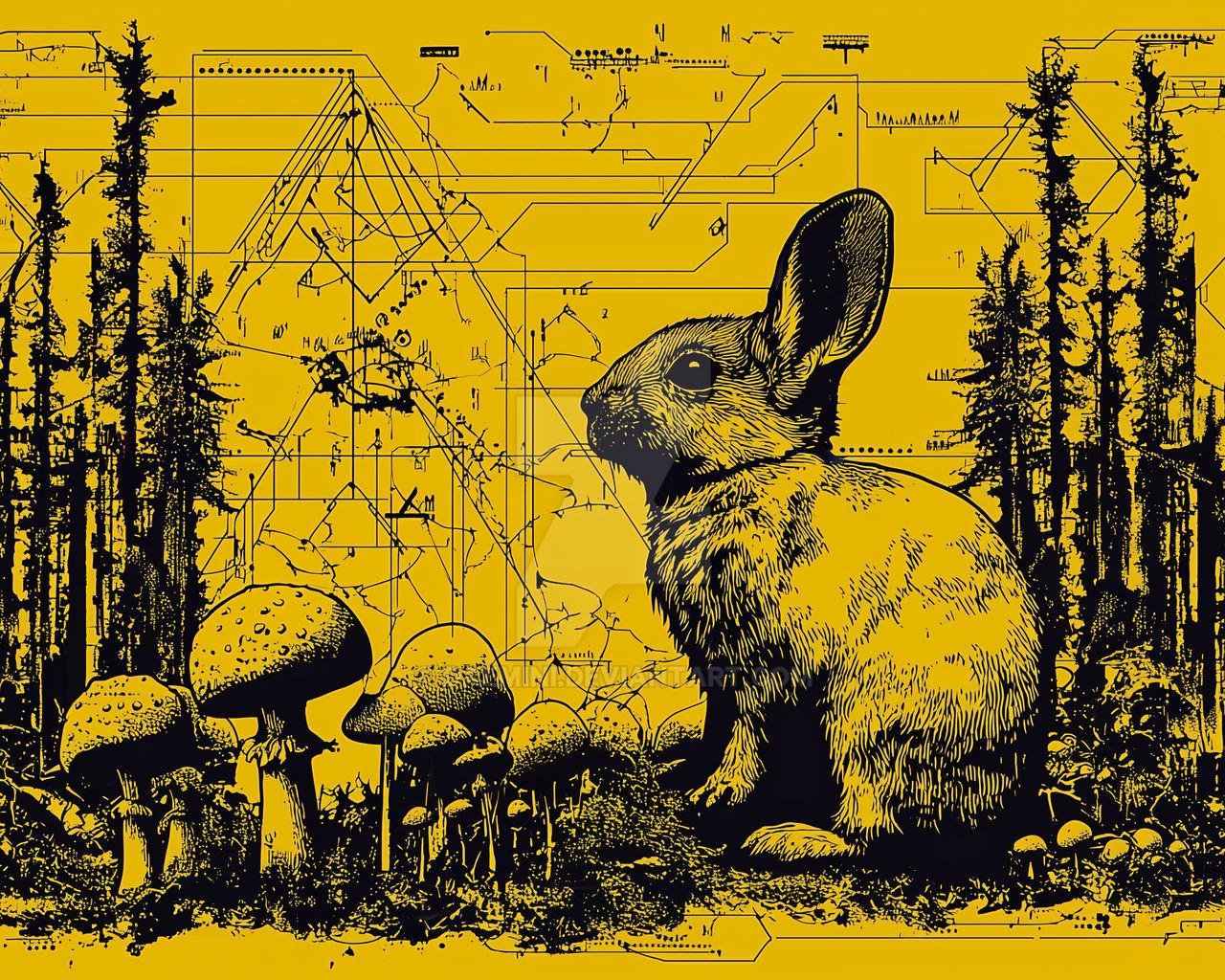Hare in Yellow by daemini on DeviantArt
