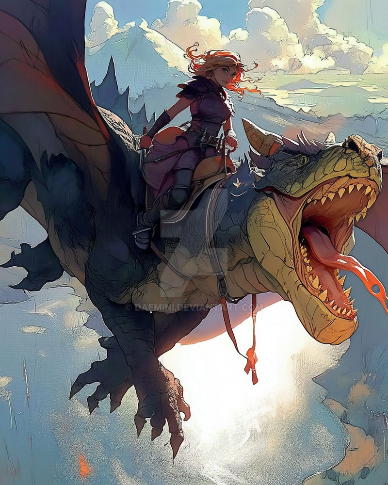 Heroic Dragon Rider Dragon Rider 2 by daemini on DeviantArt