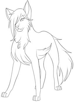 Wolf LineArt