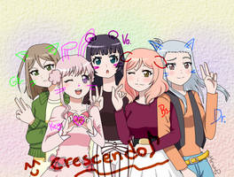 Bandori: Crescendo group pic