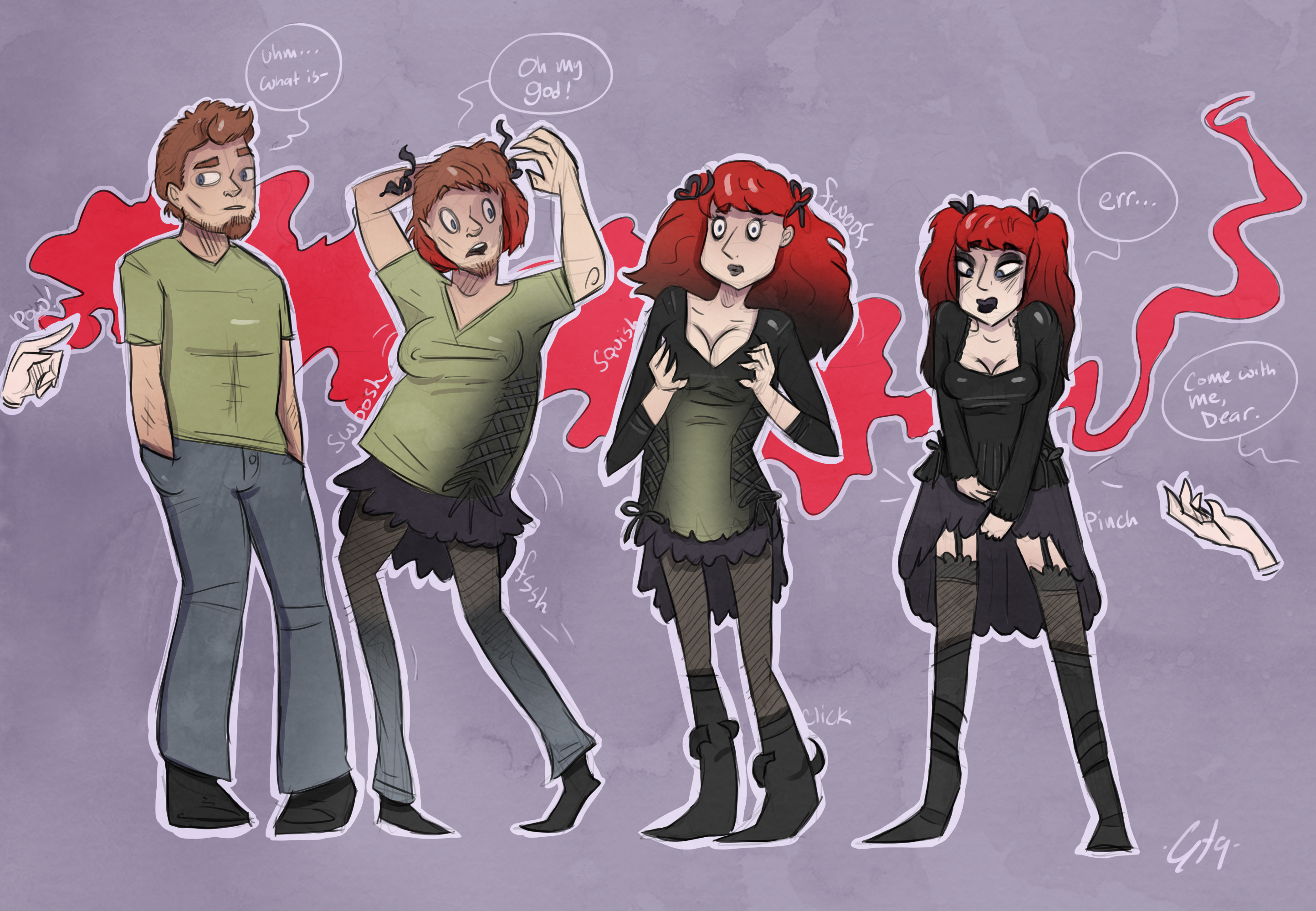 Transformations Grumpy Jacob Goes Goth - TG Transformation by Grumpy-TG on DeviantArt