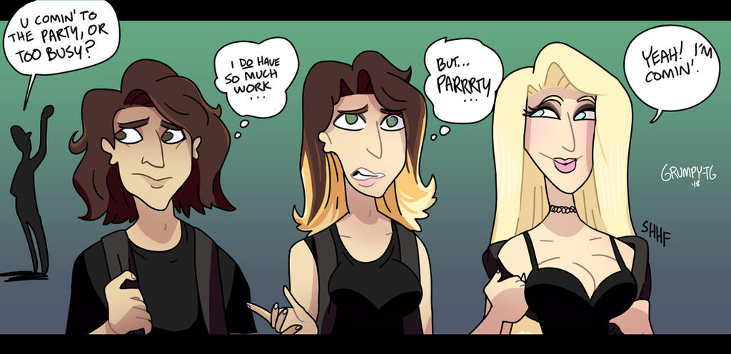 Transformations Grumpy Peer Pressure - TG Transformation by Grumpy-TG on DeviantArt