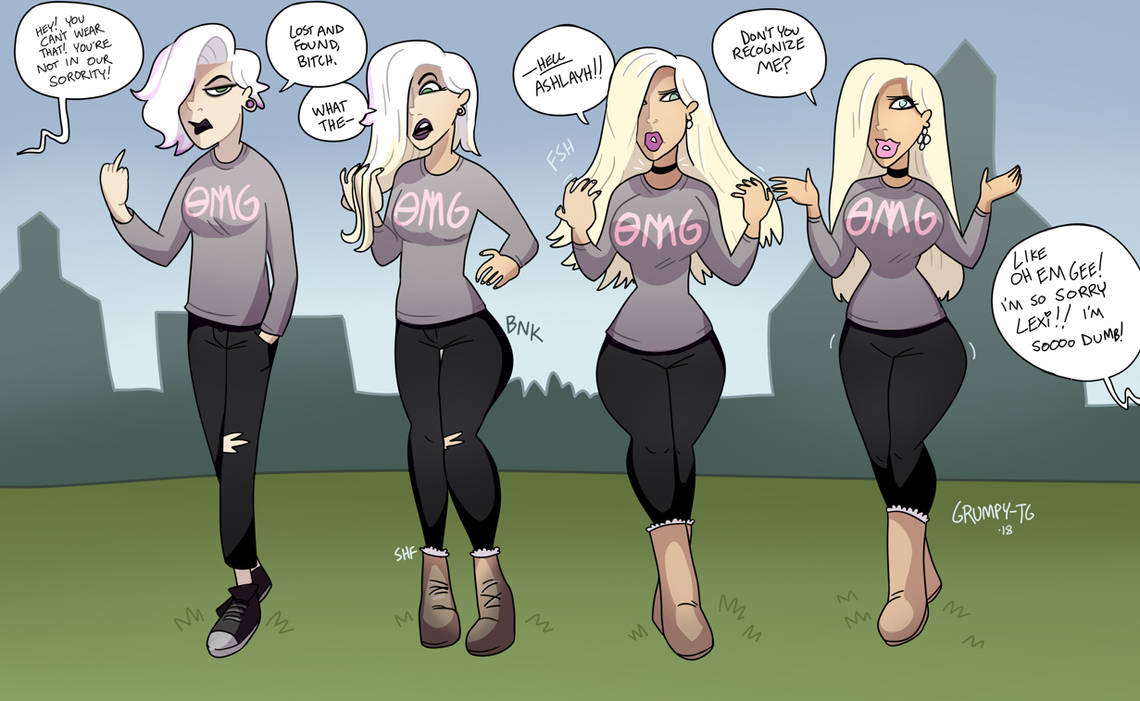 Dress Code Bimbofication Transformation By Grumpy Tg On Deviantart