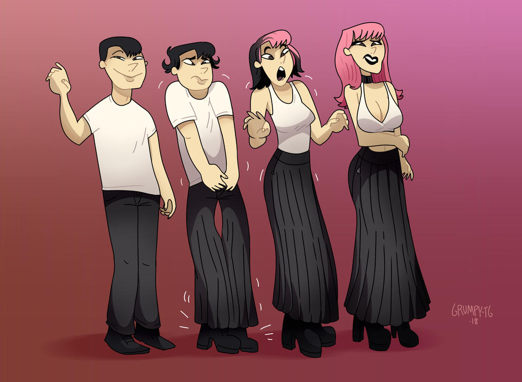Transformations Grumpy Change of Pants - TG Transformation by Grumpy-TG on DeviantArt