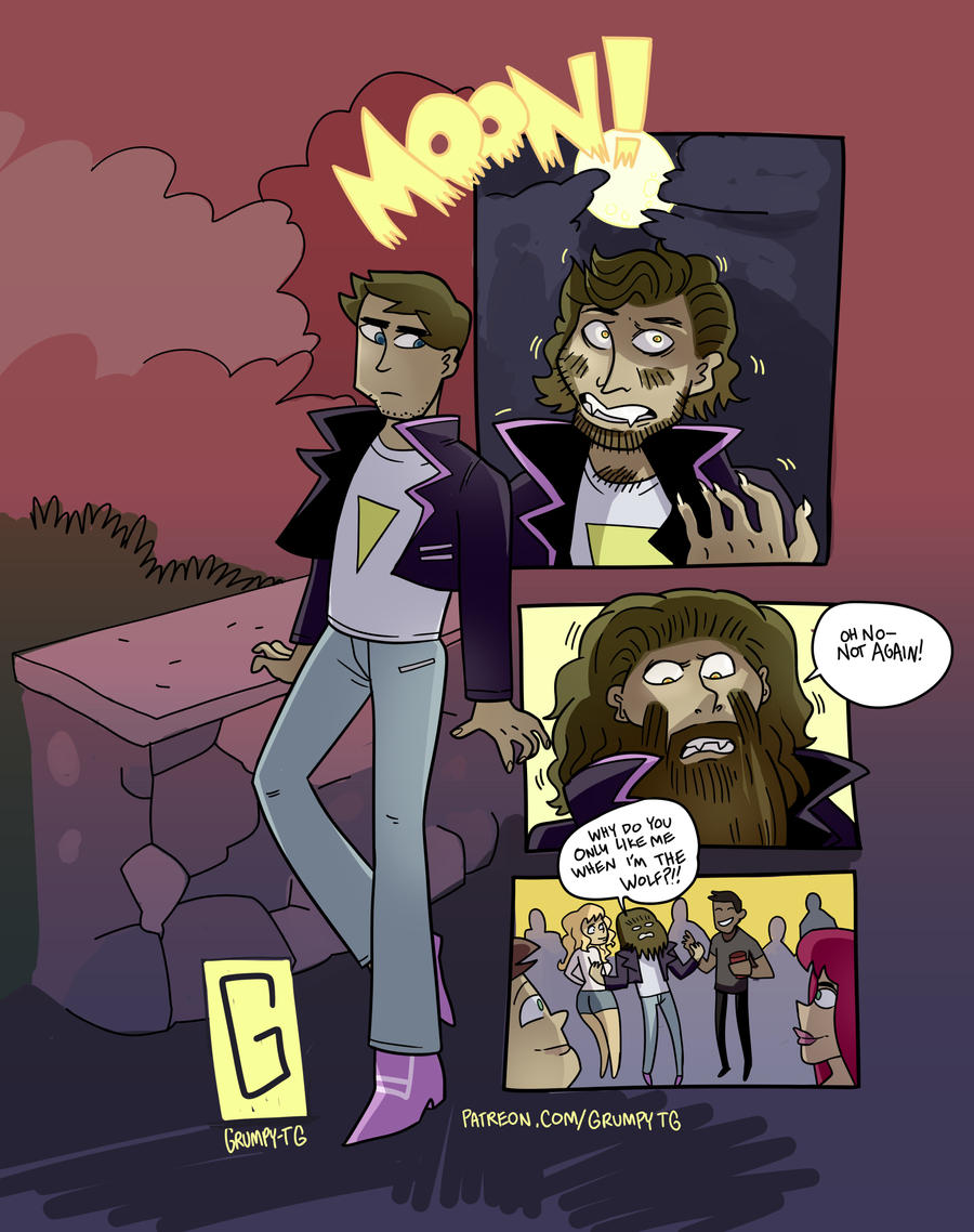 Transformations Grumpy Teen Woof! - Werewolf Transformation by Grumpy-TG on DeviantArt