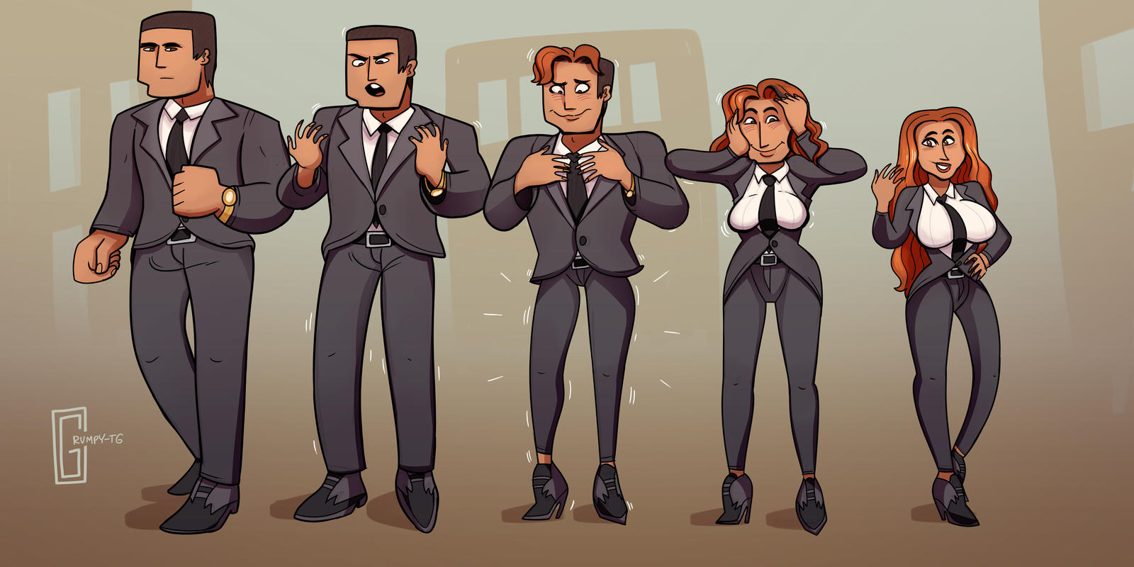 Grumpy Tf Getting Down To Business - TG Transformation by Grumpy-TG on DeviantArt